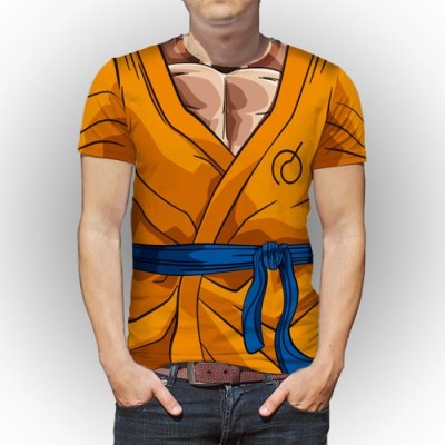 Camiseta FullArt DragonBall Goku Mod.03